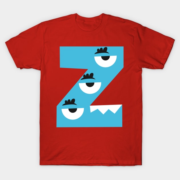 Z Letter T-Shirt by Mako Design 